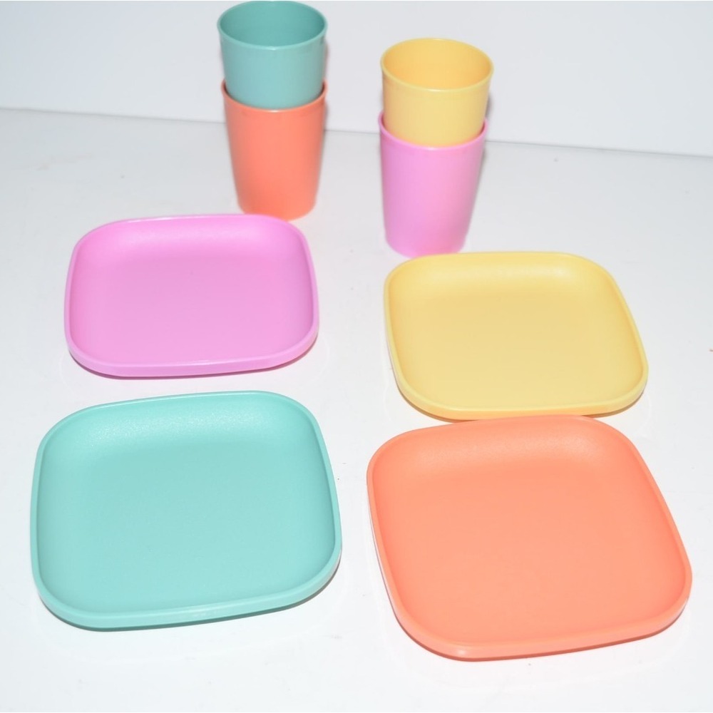 Brand new Tupperware 8-pc Mini Party Set Kids Play set Multicolor